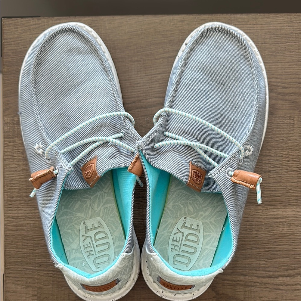 Hey Dude Light Blue Casual Shoes